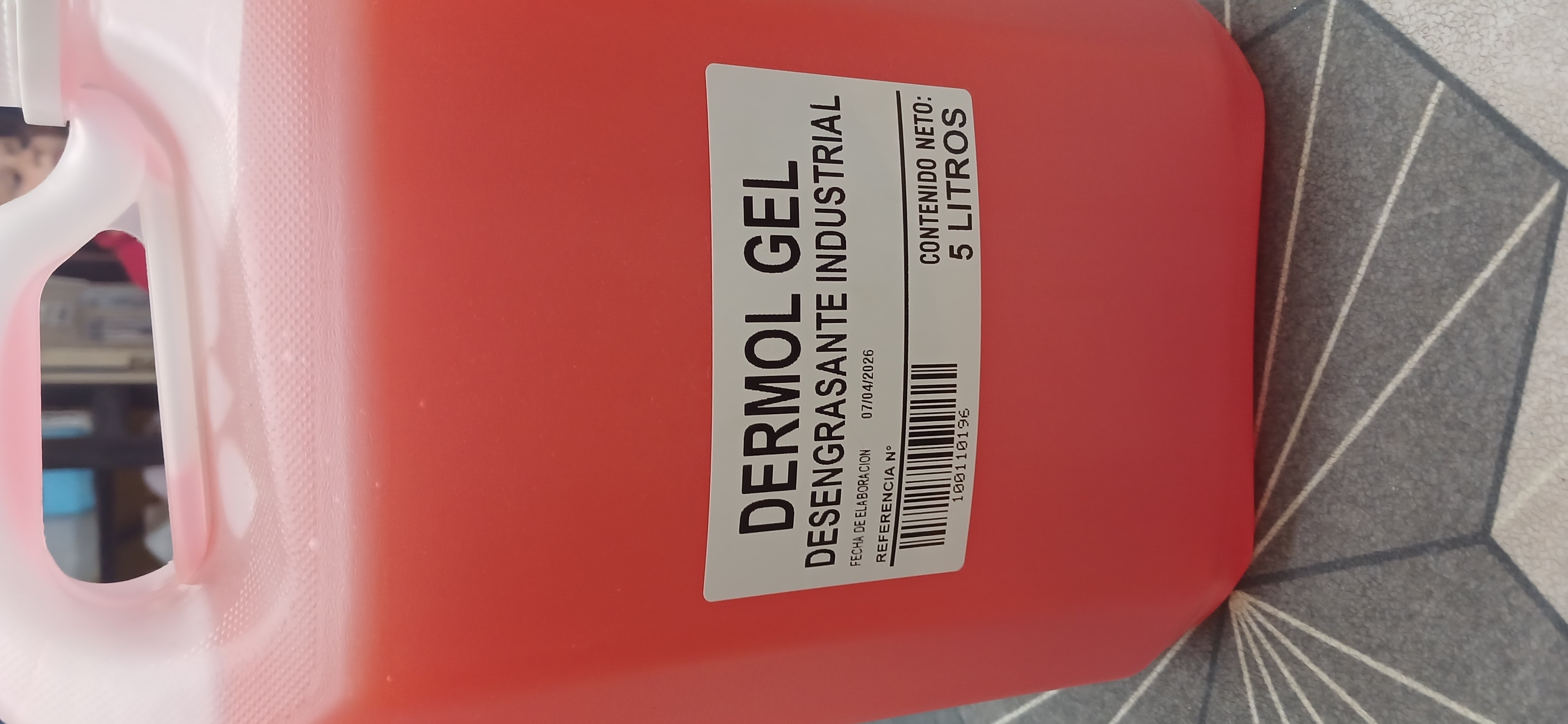 Desengrasante en gel industrial
