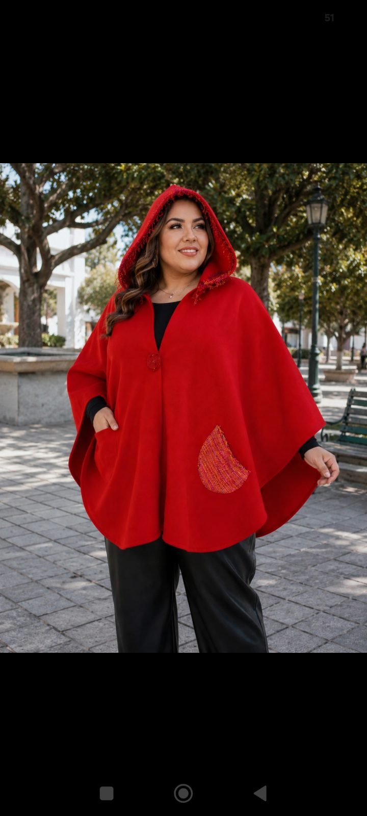 Poncho de polar